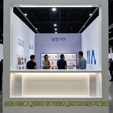 jasa desain booth pameran bondowoso murah